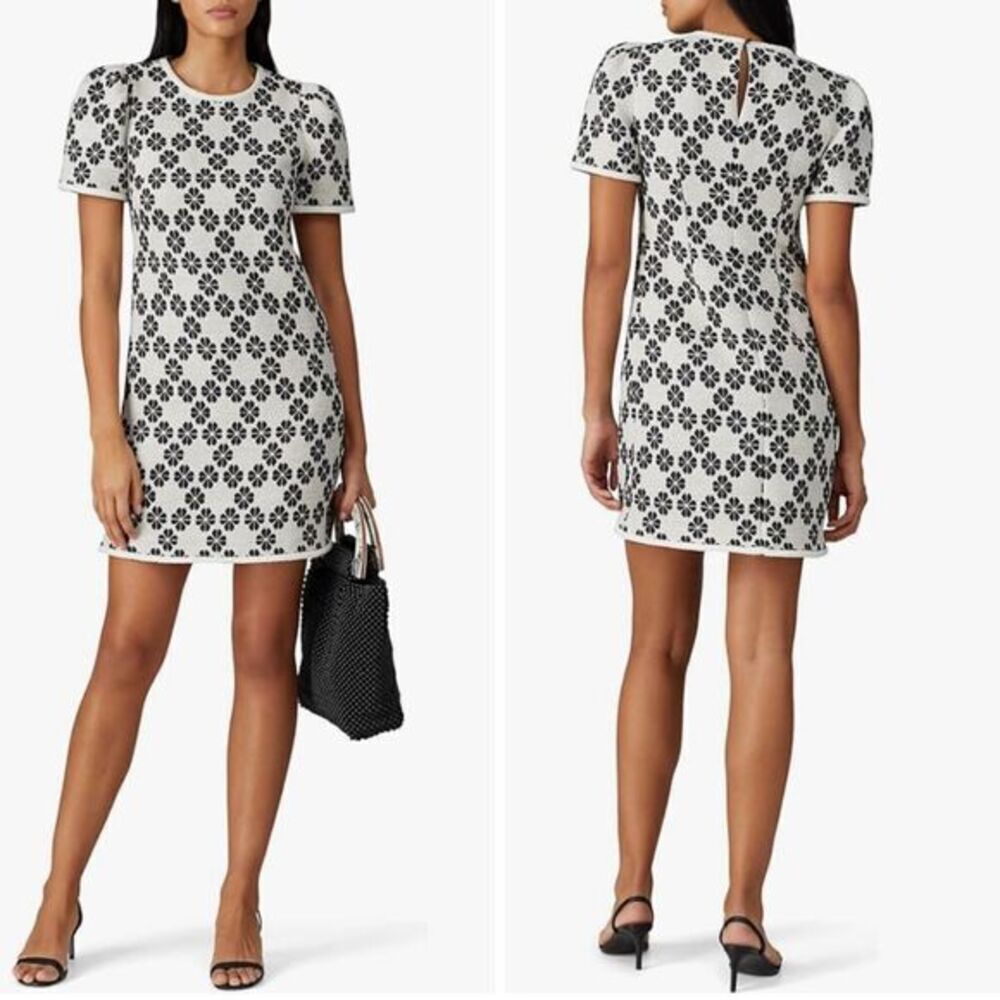 Kate Spade New‎ York Rent The Runway Pre-Loved Spade Tweed flora print Dress, 4